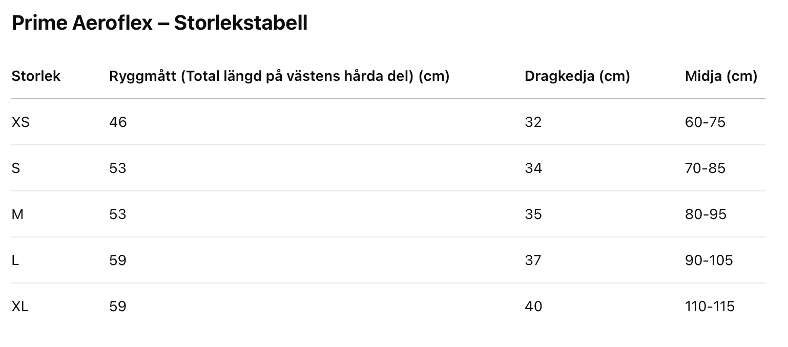 Ryggskydd / Säkerhetsväst smidig för ridning | CE-Märkt säljs av Fåglasång