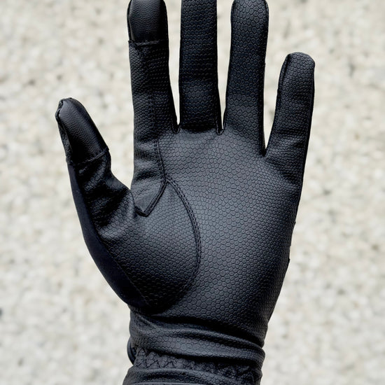 Ridhandske Black Spark Serino med touch | Nova -  från  NOVA