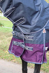 Regntäcke med avtagbar hals Hurricane Navy/Plum
