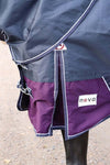 Regntäcke med avtagbar hals Hurricane Navy/Plum