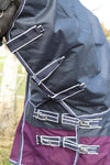 Regntäcke med avtagbar hals Hurricane Navy/Plum