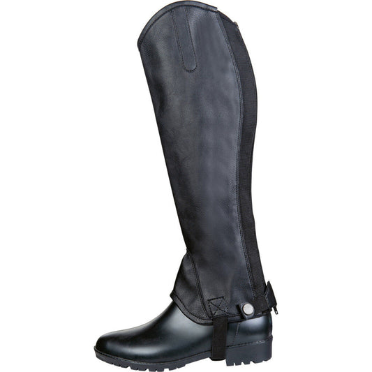 Shortchaps Elastic Plain svart HKM