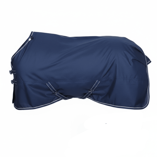 Fleecetäcke med kryssgjordar