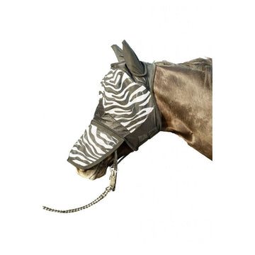 Flughuva med nosskydd zebra från HKM säljs av Fåglasång 