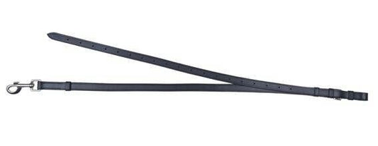 Inspänningstygel svart läder