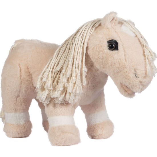 Cuddle Pony från HKM - Mjuk leksakshäst med flätbar man & tillbehör säljs av Fåglasång 