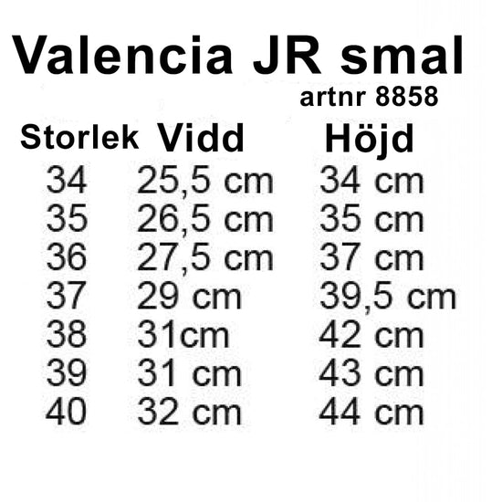 HKM Läderridstövel Valencia Smal Svart Barn