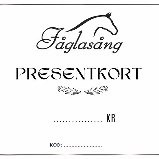 Presentkort Fåglasång - Perfekt Gåva till Hästälskare säljs av Fåglasång 
