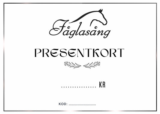 Presentkort Fåglasång - Perfekt Gåva till Hästälskare säljs av Fåglasång 