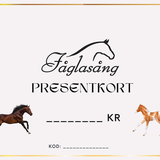Presentkort Fåglasång - Perfekt Gåva till Hästälskare säljs av Fåglasång 