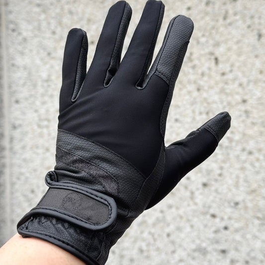 Ridhandske Black Spark Serino med touch | Nova -  från  NOVA
