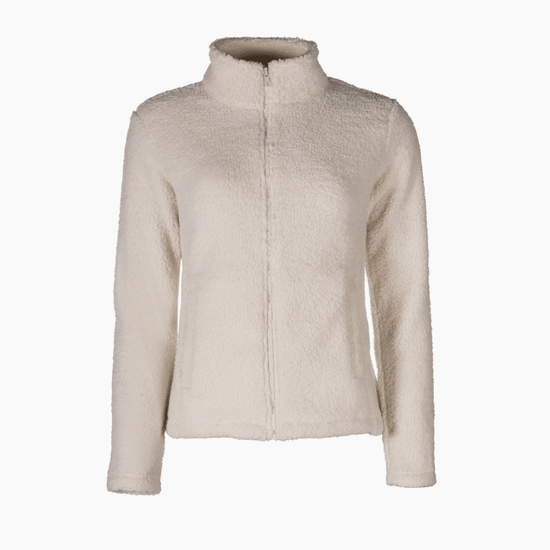 Fleecejacka HKM Creme – Varm och mjuk ridjacka -  från  Fåglasång 