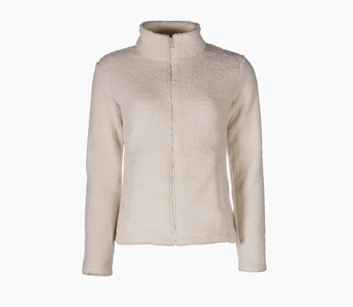 Fleecejacka HKM Creme – Varm och mjuk ridjacka -  från  Fåglasång 